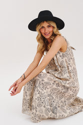 Boho Muse losse linnen jurk